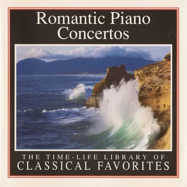 The Time-Life Library of Classical Favorites: Romantic Piano Concertos by Various Artists - album cover