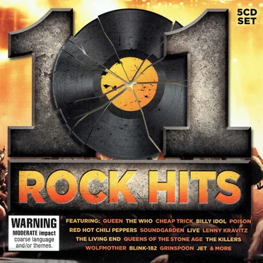 101 Rock Hits by Various Artists - album cover