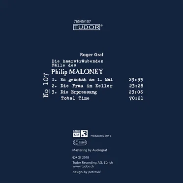 Die haarsträubenden Fälle des Philip Maloney, N° 107 by Roger Graf - album cover