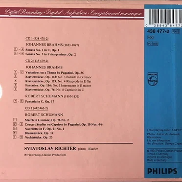 The Authorised Recordings: Schumann - Brahms