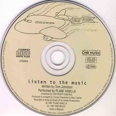 Listen To The Music by Plane Vanilla - album cover