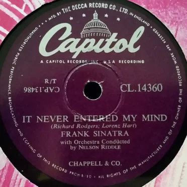 It Never Entered My Mind / In the Wee Small Hours of the Morning