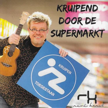 Kruipend door de supermarkt