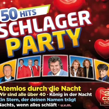 Schlager Party - 50 Hits by Various Artists - album cover