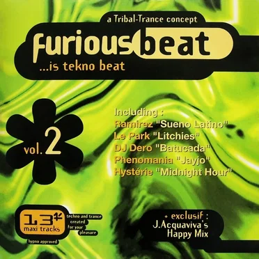 Furious Beat... Is Tekno Beat Vol.2 by Various Artists - album cover
