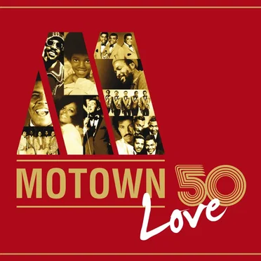 Motown 50 Love by Various Artists - album cover