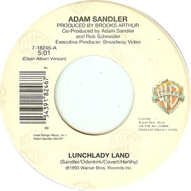 Lunchlady Land by Adam Sandler - album cover
