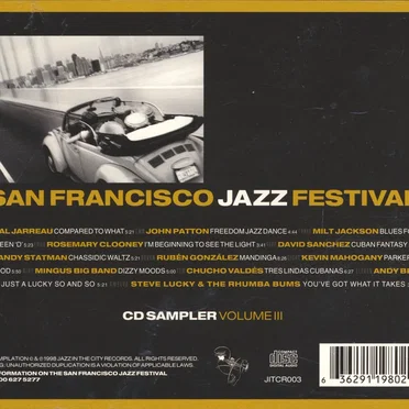 San Francisco Jazz Festival CD Sampler, Volume 3 by Various Artists - album cover