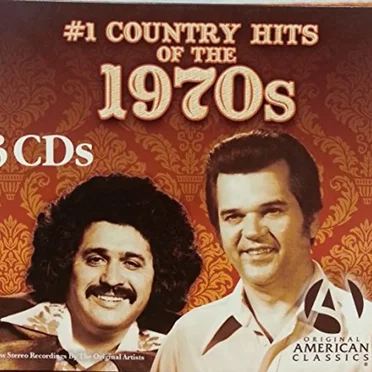 #1 Country Hits of the 1970s by Various Artists - album cover