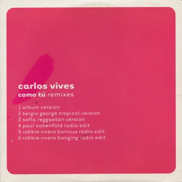 Como tú (remixes)