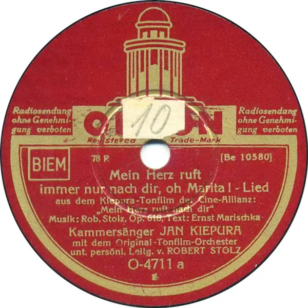 Mein Herz ruft immer nur nach dir, oh Marita! / Ich sing' mein Lied heut' nur für dich!