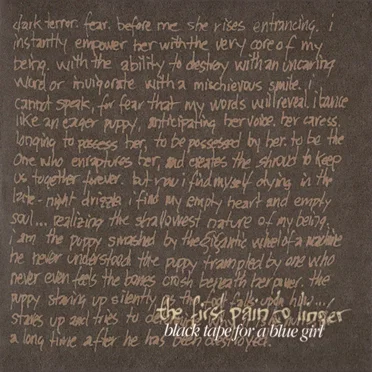The First Pain to Linger by Black Tape for a Blue Girl - album cover