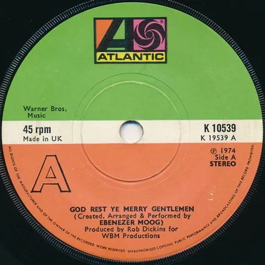 God Rest Ye Merry Gentlemen / Silent Night by Ebenezer Moog - album cover