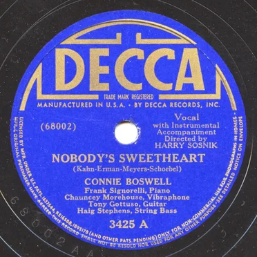 Nobody's Sweetheart / Dinah