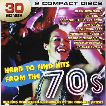 Hard to Find Hits of the 70's by Various Artists - album cover