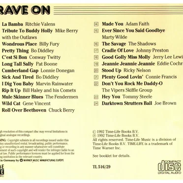 The Rock ’n’ Roll Era: Rave On by Various Artists - album cover