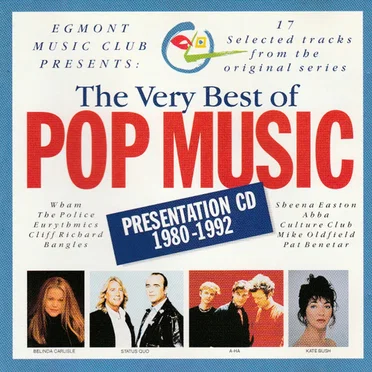 The Very Best of Pop Music Presentation CD 1980–1992 by Various Artists - album cover