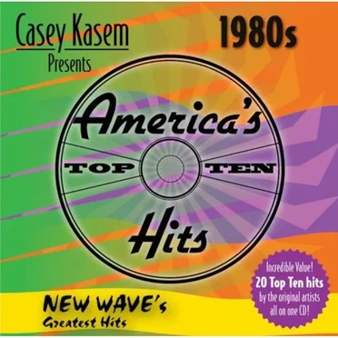 Casey Kasem Presents America's Top Ten 1980s: New Wave's Greatest Hits by Various Artists - album cover