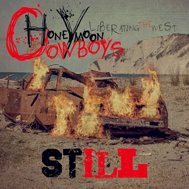 Still "Liberating the West" by Honeymoon Cowboys - album cover