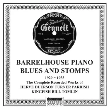 Barrelhouse Piano Blues And Stomps (1929-1933) by Various Artists - album cover