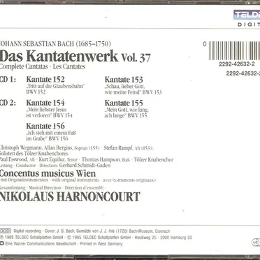Das Kantatenwerk, Volume 37
