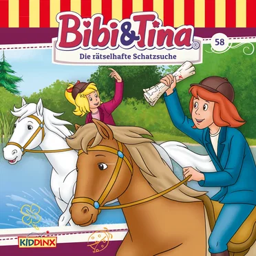 Bibi & Tina, Folge 58: Die rätselhafte Schatzsuche by Bibi & Tina - album cover