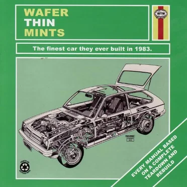 The Finest Car They Ever Built in 1983 by Wafer Thin Mints - album cover