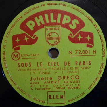 Sous le ciel de Paris / Embrasse‐moi