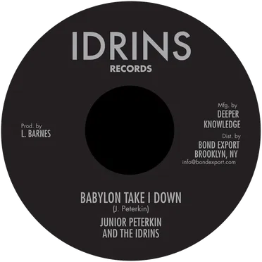 Babylon Take I Down by Junior Peterkin - album cover