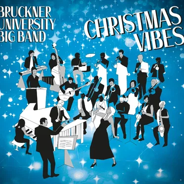 Christmas Vibes by Bruckner University Big Band - album cover