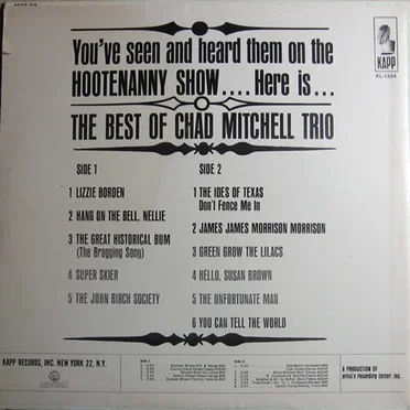 The Best Of Chad Mitchell Trio