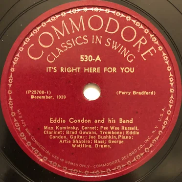 It's Right Here for You / Strut Miss Lizzie