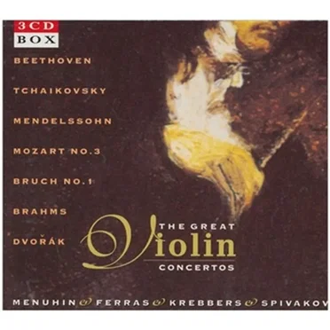 The Great Violin Concertos by Various Artists - album cover