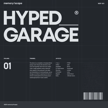 Hyped_Garage 01 by Various Artists - album cover