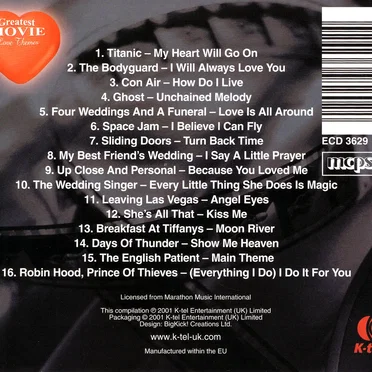 Greatest Movie Love Themes