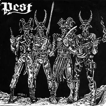 Towards the Bestial Armageddon by Pest - album cover