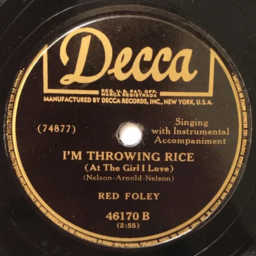 Tennessee Polka / I'm Throwing Rice (At the Girl I Love)