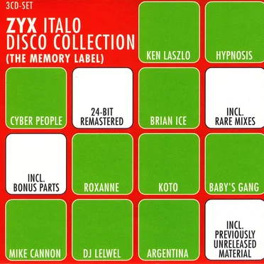 ZYX Italo Disco Collection (The Memory Label) by Various Artists - album cover