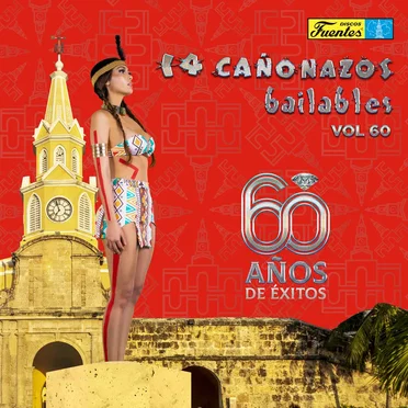 14 cañonazos bailables, vol. 60 by Various Artists - album cover