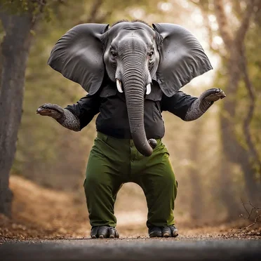 The Snabelnaut with the Green Pants