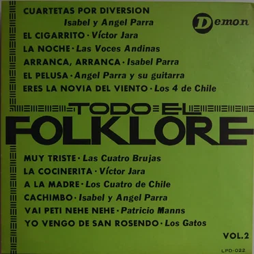 Todo el folklore, vol. 2 by Various Artists - album cover