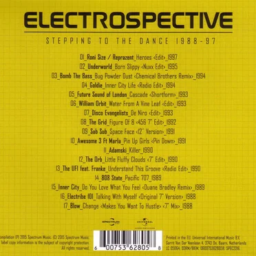 Electrospective: Stepping to the Dance 1988-97 by Various Artists - album cover