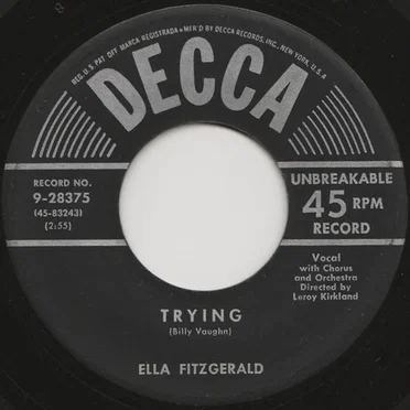 Trying / My Bonnie Lies Over the Ocean