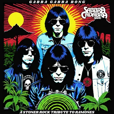 Gabba Gabba Bong: A Stoner Rock Tribute to Ramones by Various Artists - album cover