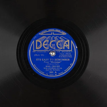 It’s Easy to Remember / Swanee River