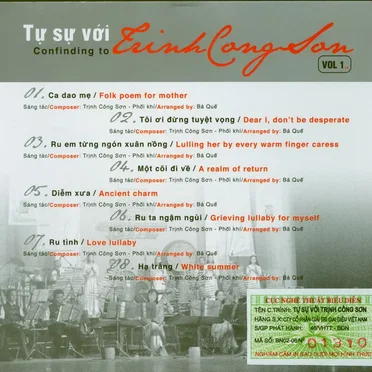 Tự sự với Trịnh Công Sơn by Bá Quế - album cover
