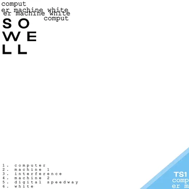 TS1: Computer Machine White
