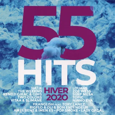 55 Hits Hiver 2020 by Various Artists - album cover