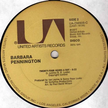 Twenty Four Hours A Day by Barbara Pennington - album cover