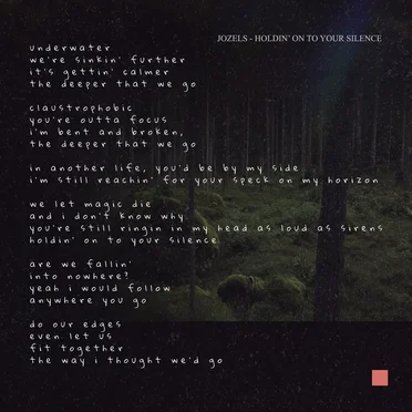 Holdin' On To Your Silence by Jozels - album cover